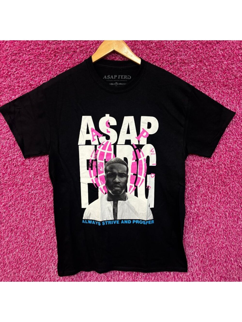 Asap Ferg Always Strive and Prosper Hip Hop Tshirt size Med